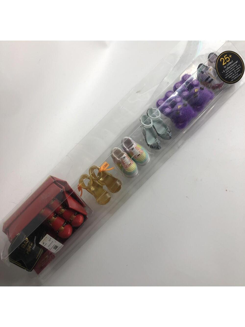 Rainbow High Shoes Lot Mini Accessories Studio Heels Boots Slippers 6 Pairs